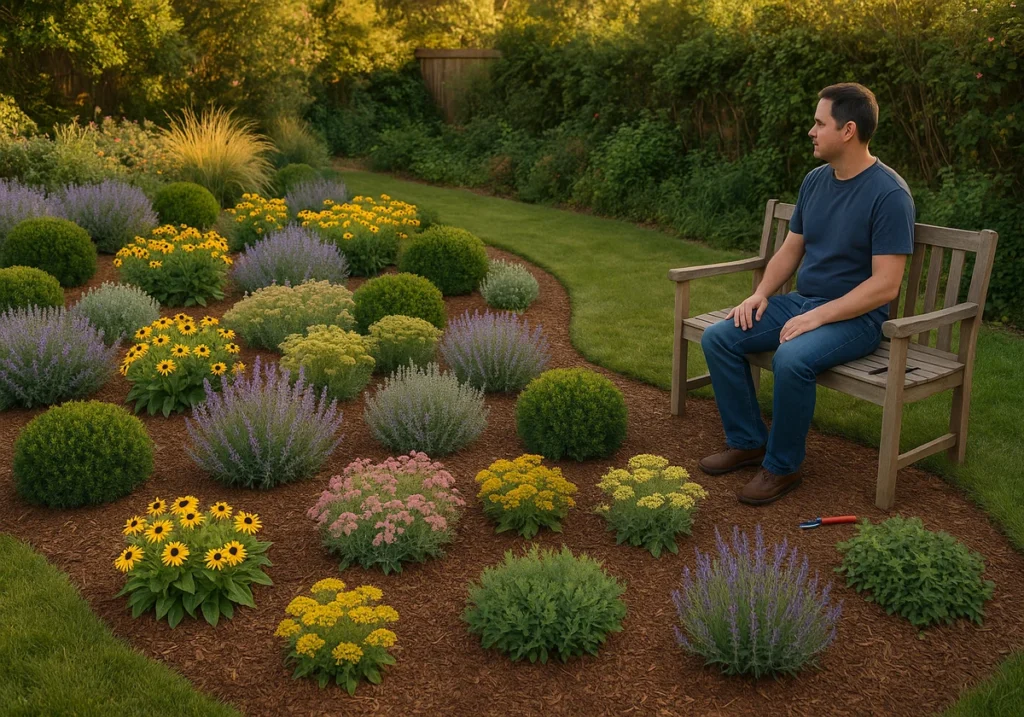 Dream garden that needs less work