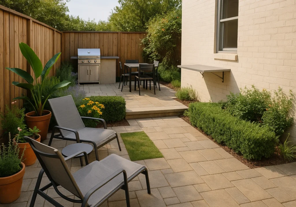 Outdoor Living Zones in a Small Space