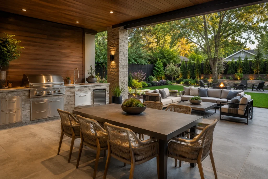 Outdoor Living Space and Kitchen Ideas That Deliver Long-Term Value 