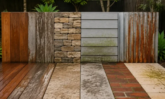 How Different Outdoor Materials Age Over Time