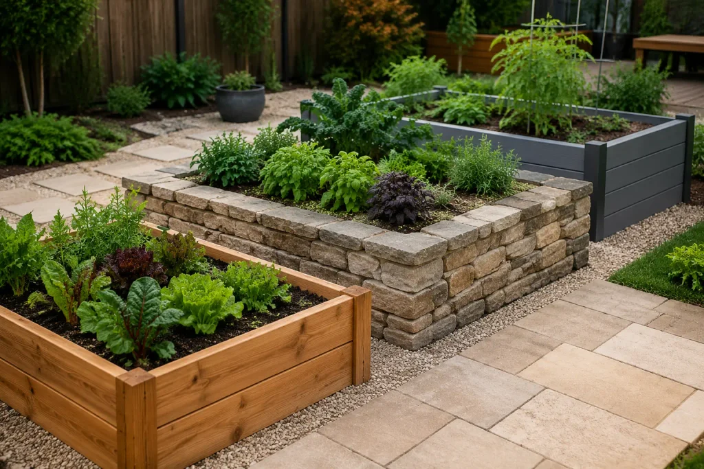 Garden Beds, Timber, Stone and Composite Materials: How Do They Change?